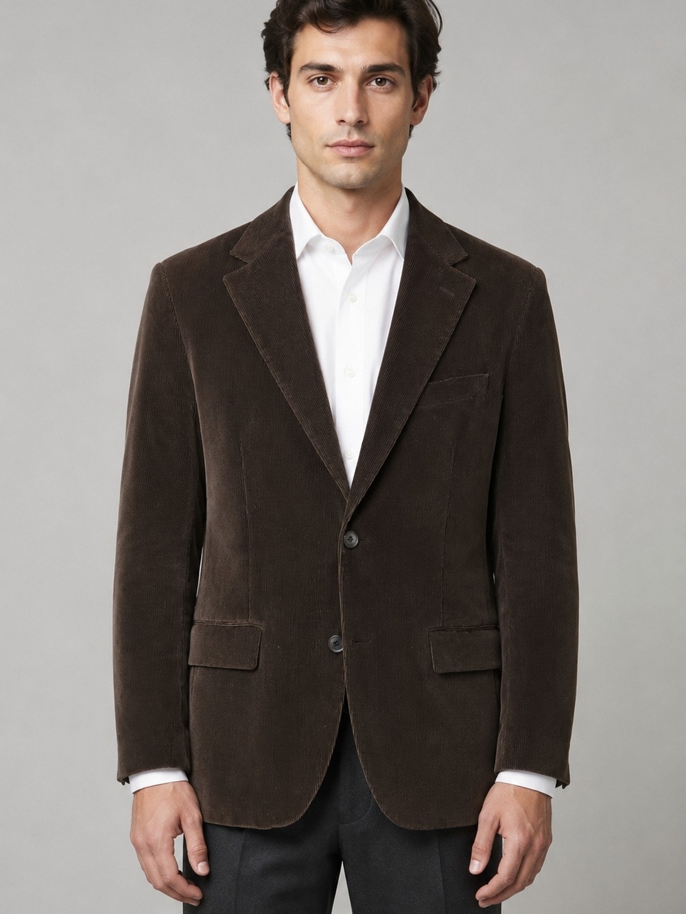 Bedd Homme Men’s Brown Corduroy Blazer Size 40